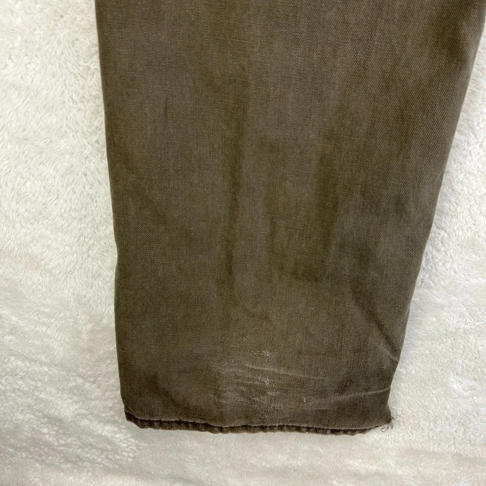 Levi's Tab Twills Straight Leg Jeans Mens 36x34 Brown Cotton Distressed 